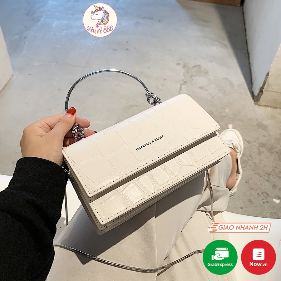 [ HÀNG MỚI VỀ ] Túi da nữ vân nổi quai cách điệu hàn quốc - MA232